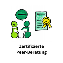 Zertifizierte Peerberatung
